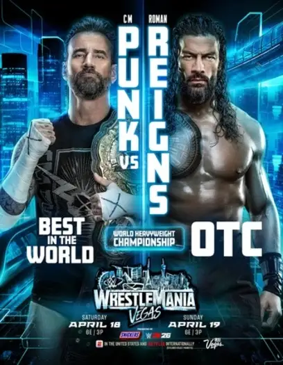 wwe wrestlemania 42 19th april 2026